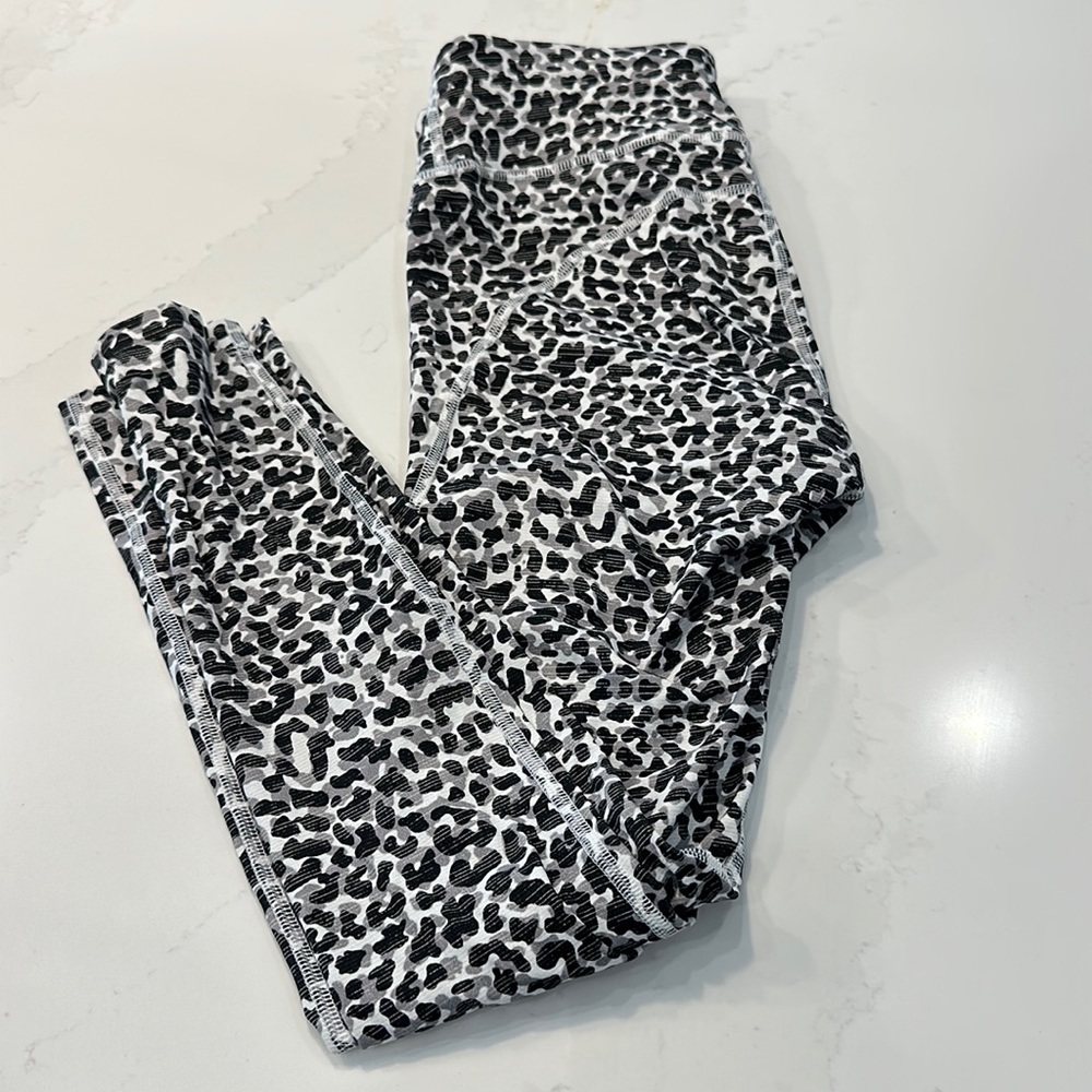 Outdoor Voices Animal Print Cropped Leggings